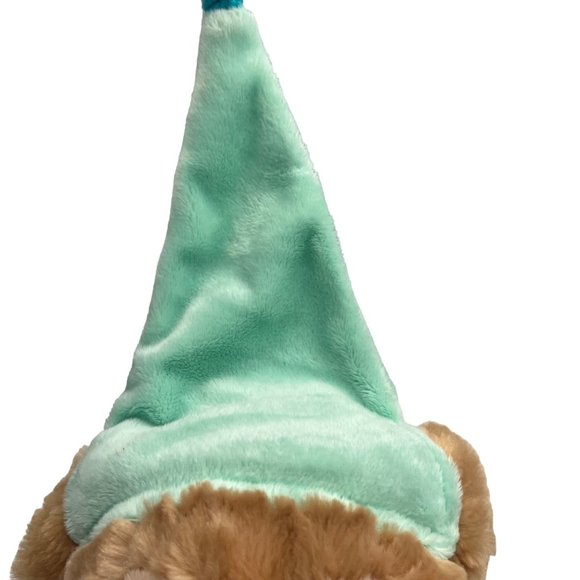 Disney Hidden Mickey Bear My First Plush Pre Duffy Disney Parks Green PJs Teddy - Picture 10 of 16